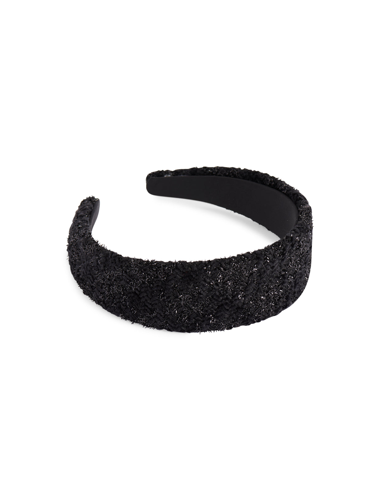 Shiraleah Wide Tweed Headband BLACK / OS