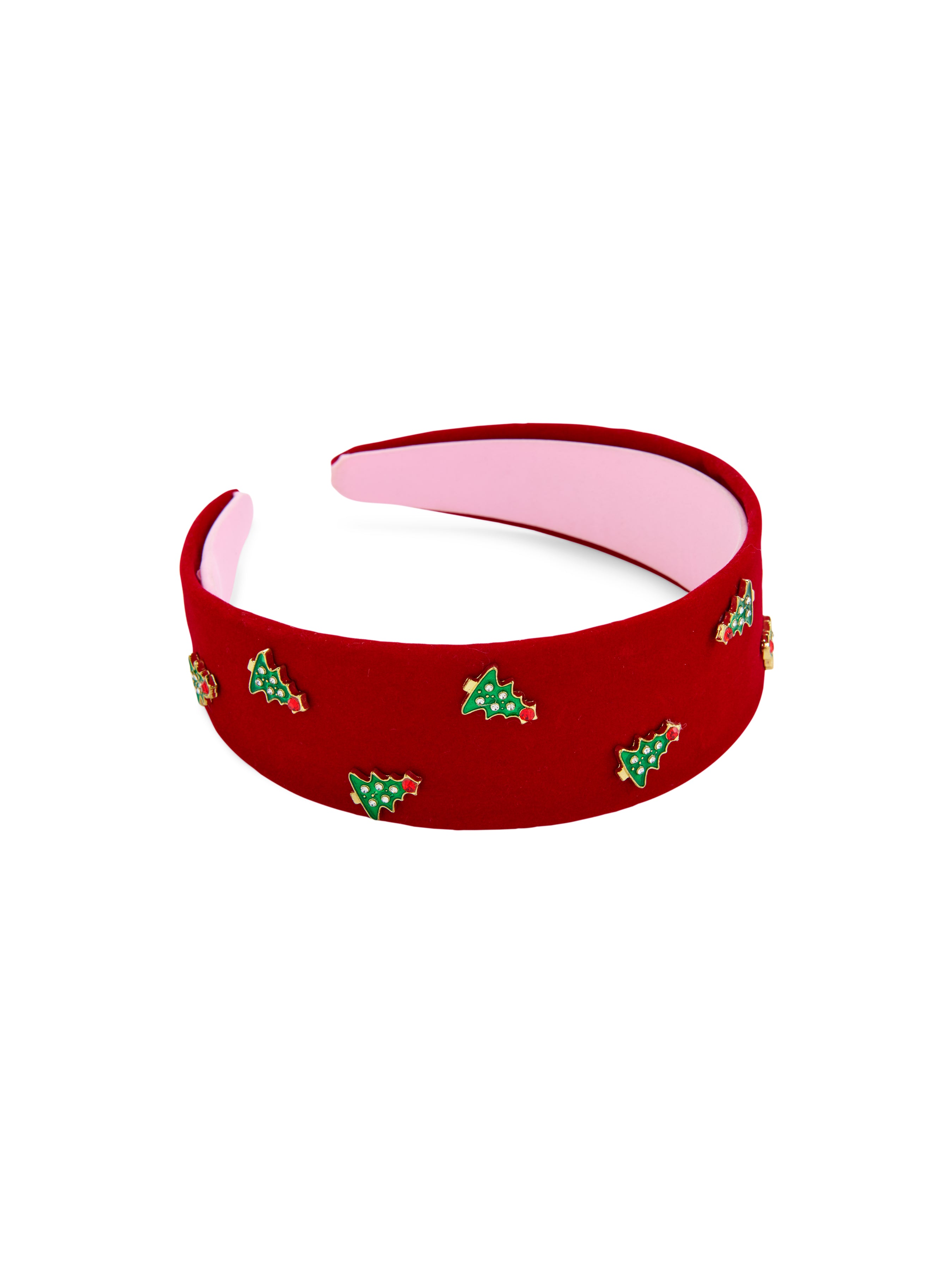 Shiraleah Velvet Tree Headband, Scarlet
