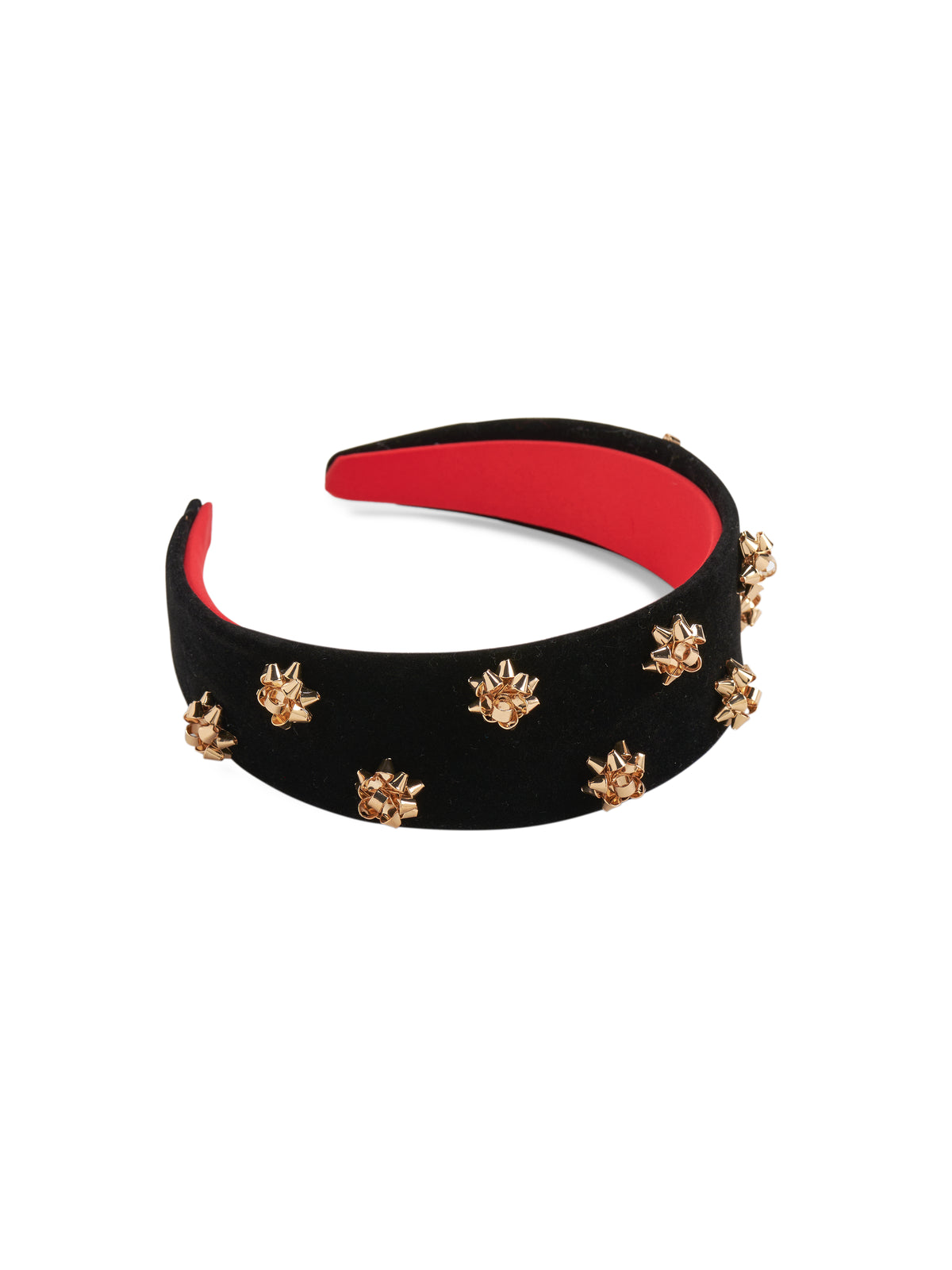 Shiraleah Velvet Gift Bow Headband BLACK / OS