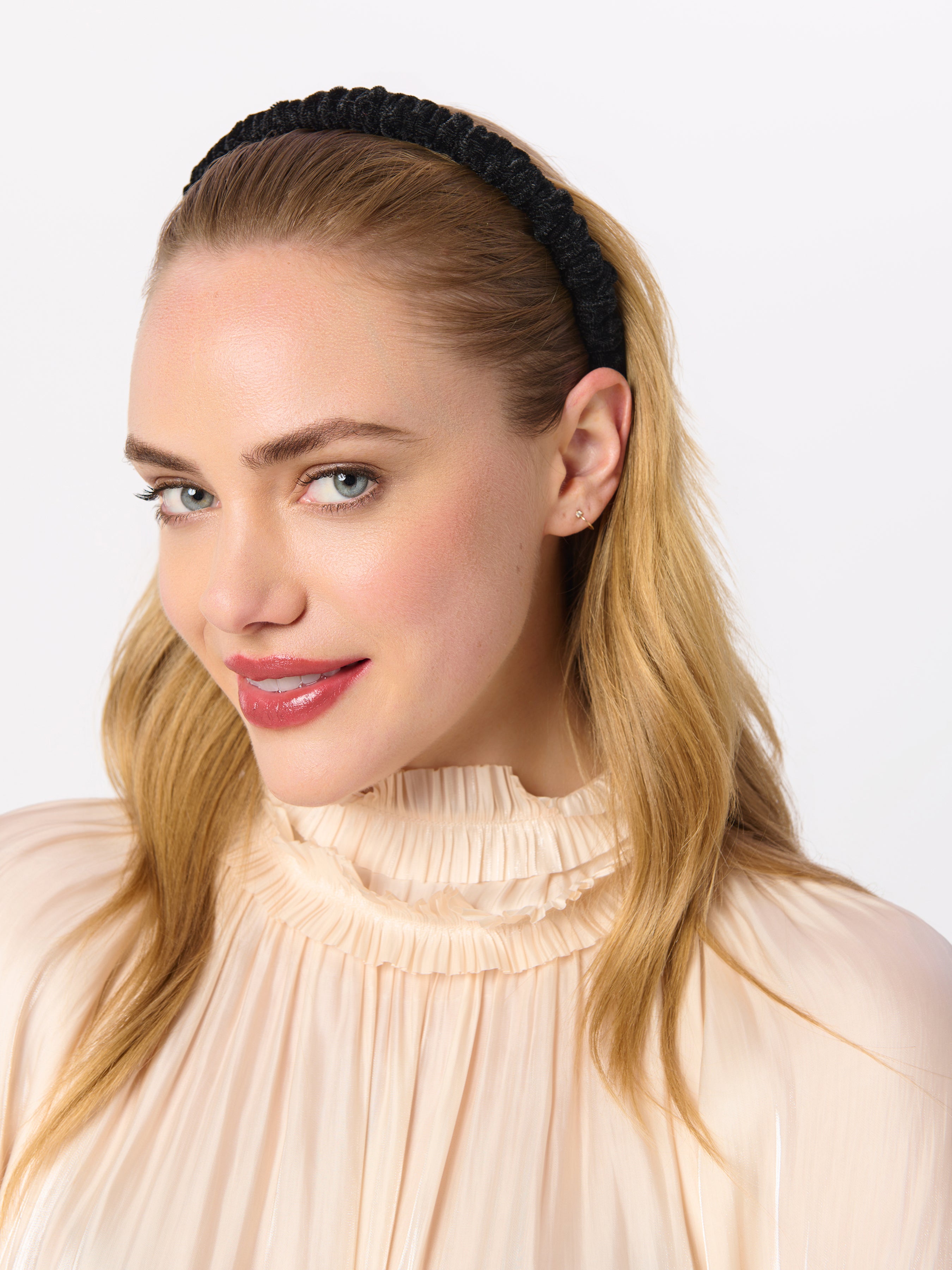Shiraleah Velvet Scrunch Headband BLACK / OS