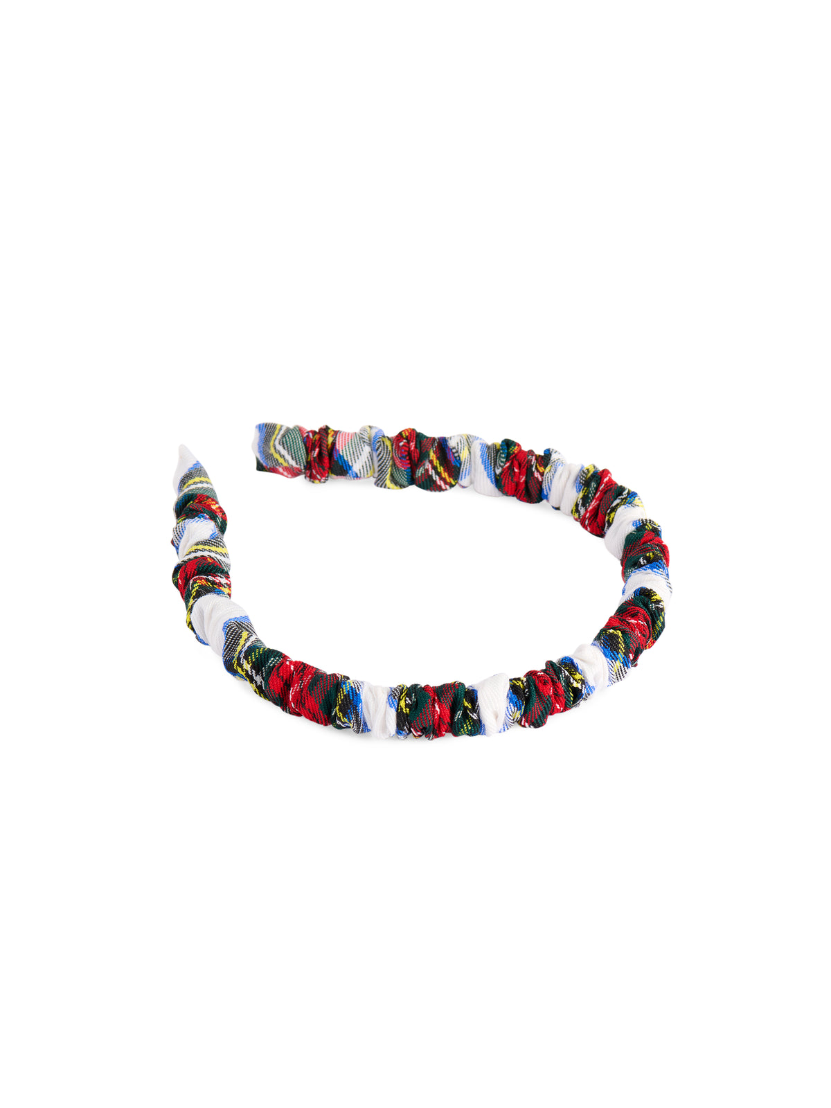 Shiraleah Plaid Scrunch Headband MULTI / OS