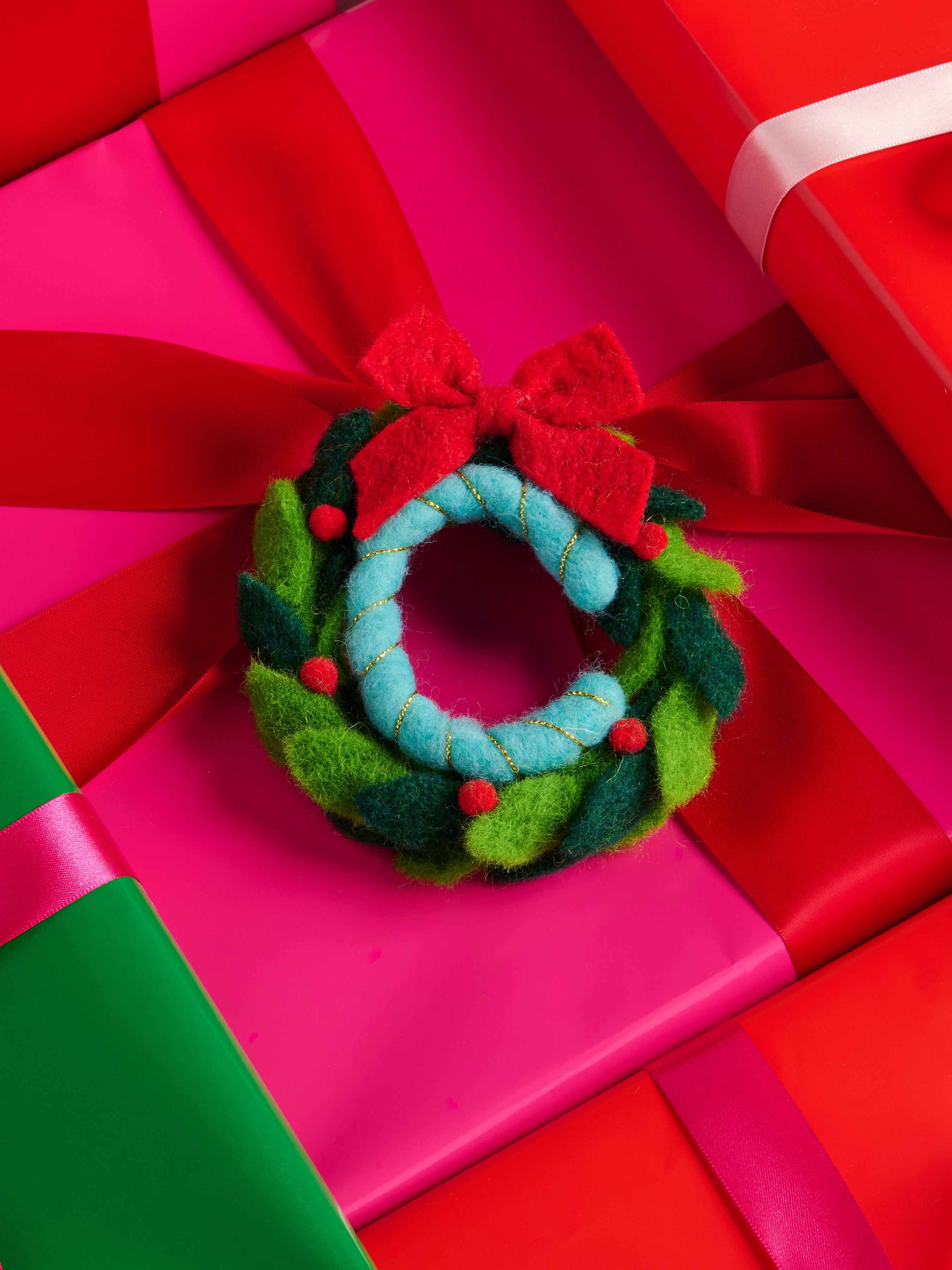 Shiraleah "C" Wreath Ornament, Multi
