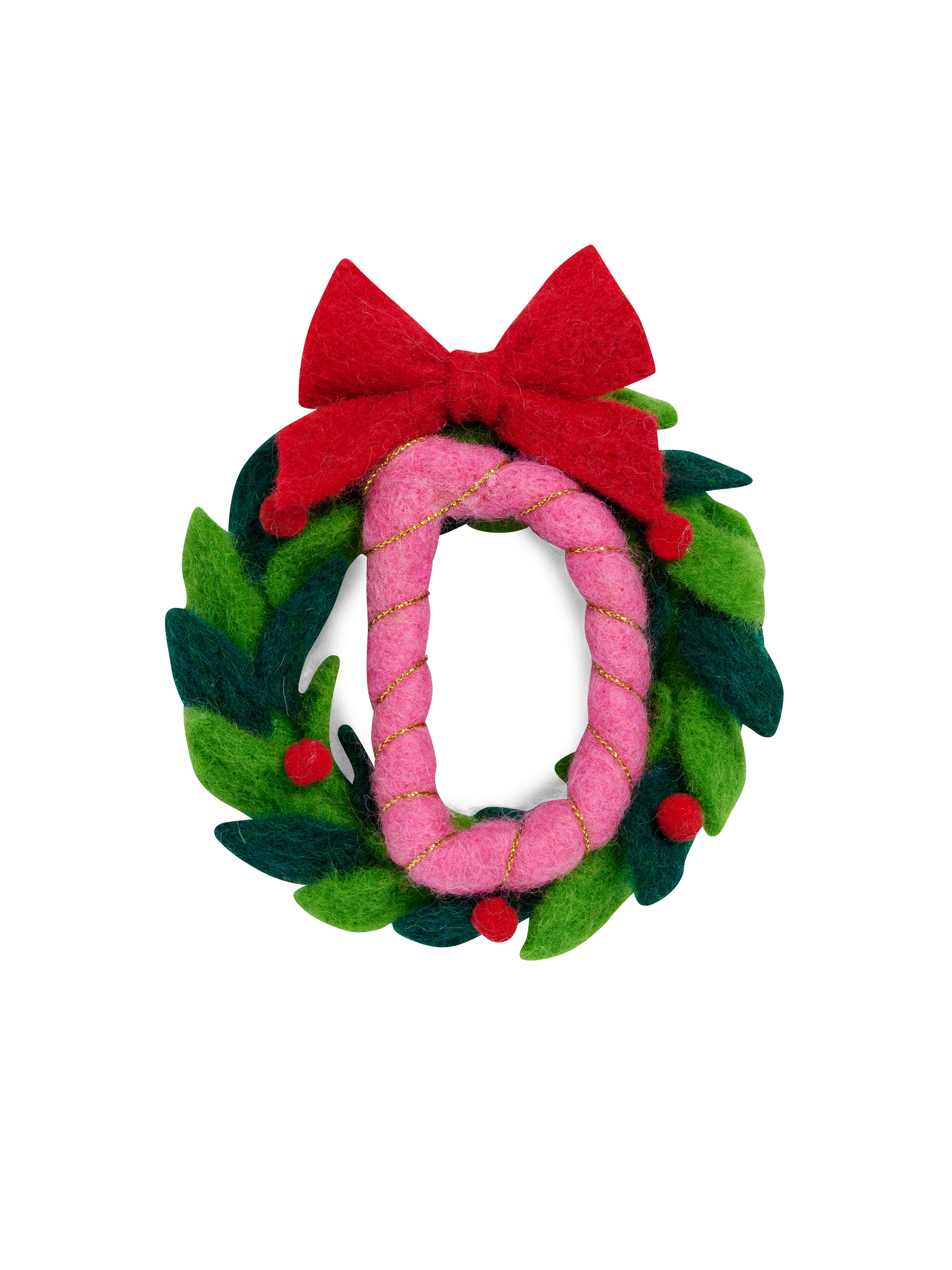 Shiraleah "D" Wreath Ornament, Multi
