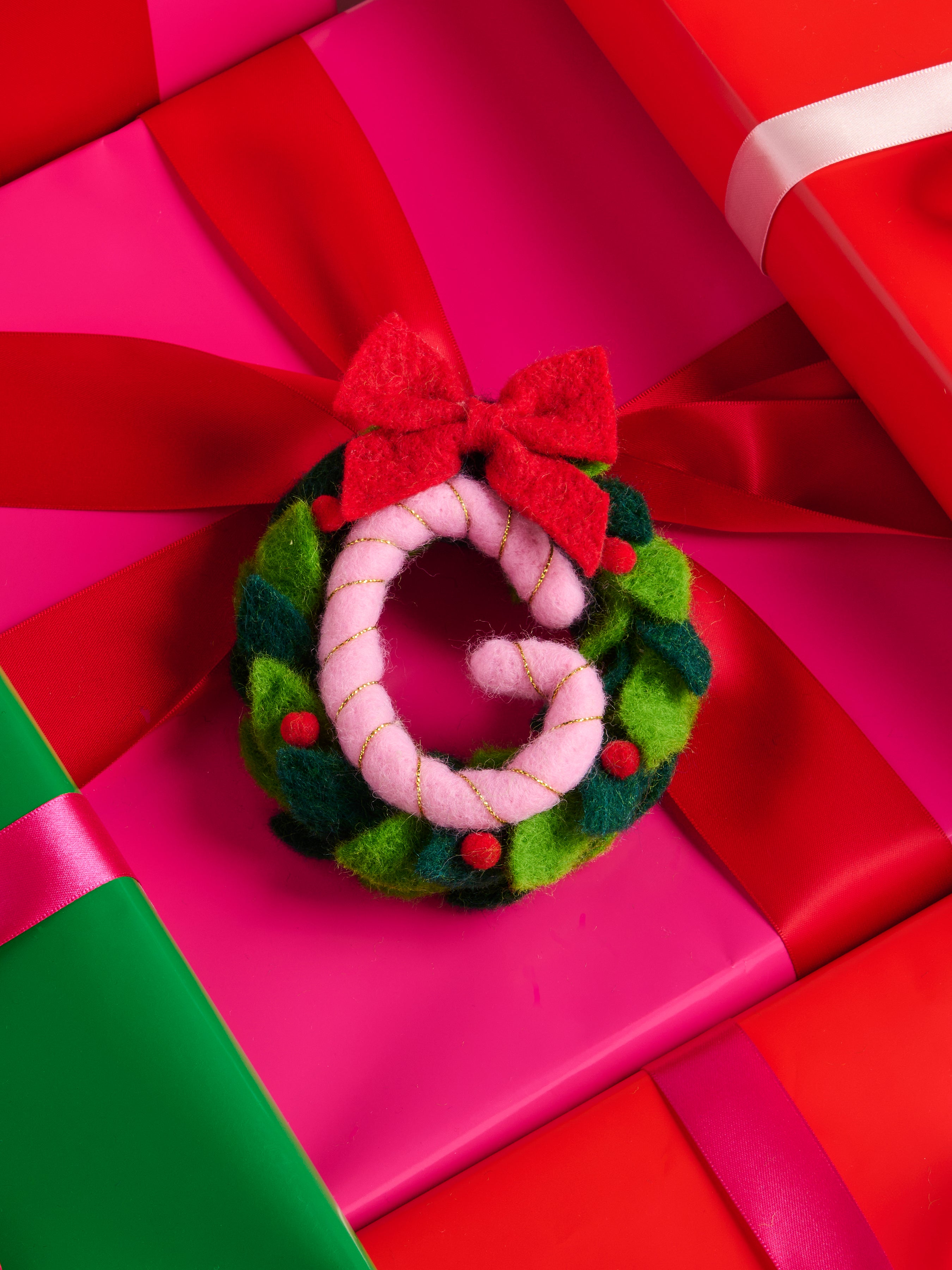 Shiraleah "G" Wreath Ornament, Multi