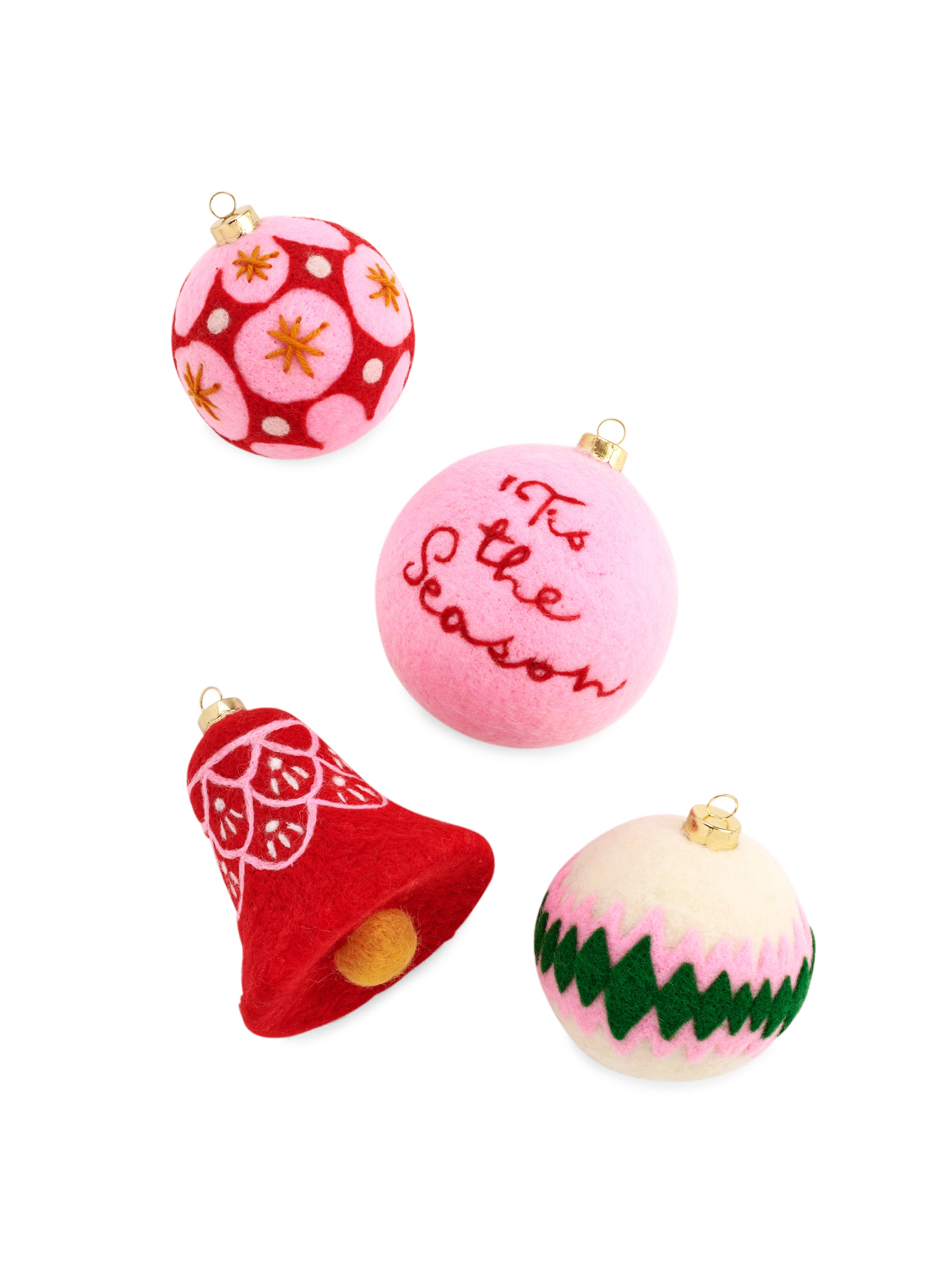 Shiraleah Assorted Set of 4 Espresso Martini Ornaments, Multi