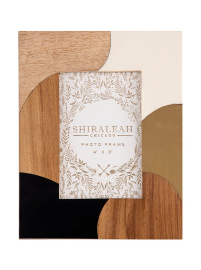 Shiraleah Paris Patchwork 4" x 6" Picture Frame, Multi