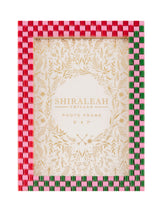 Shiraleah Viva 5" X 7" Check Picture Frame, Multi