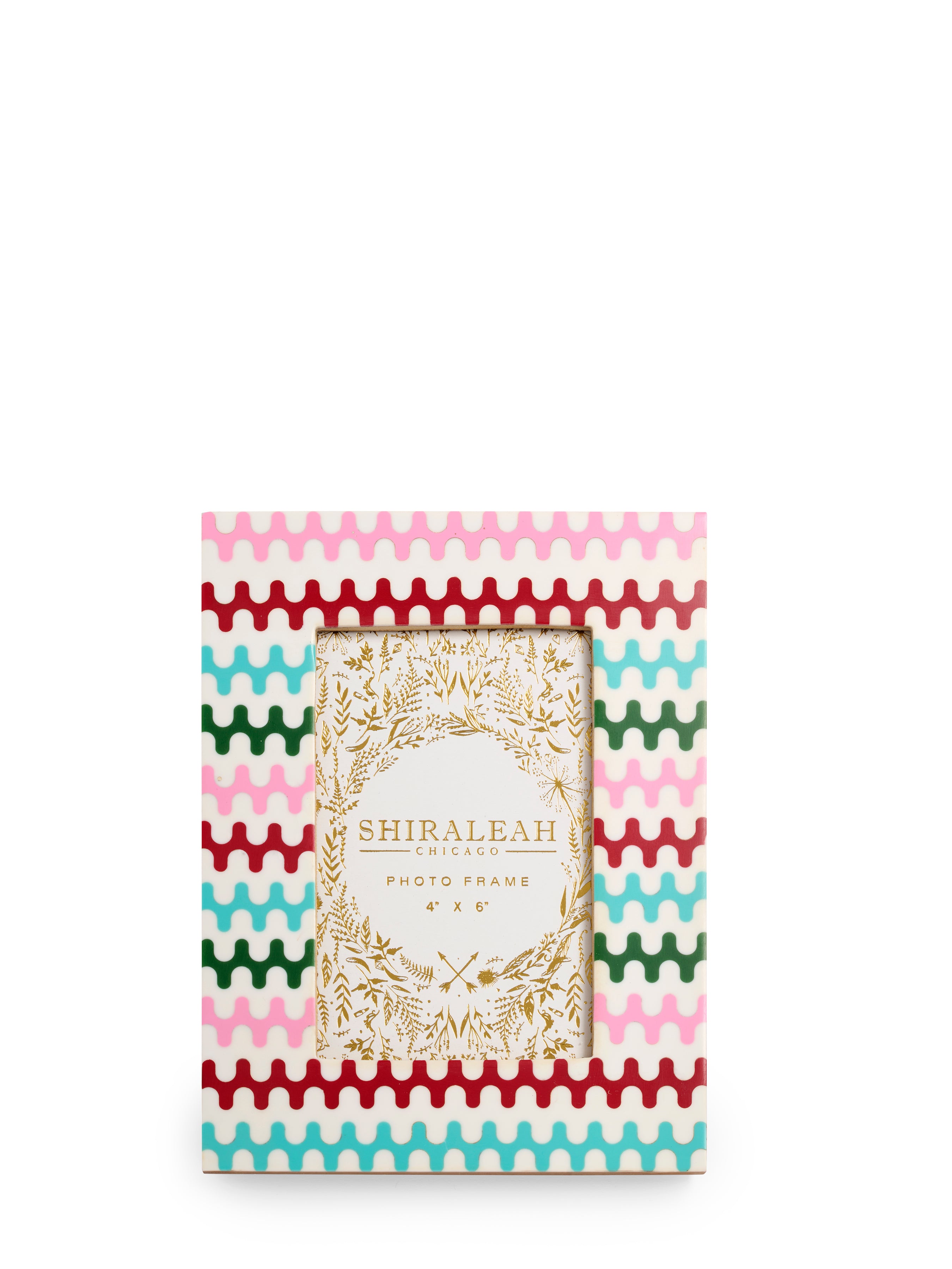 Shiraleah Viva 4" X 6" Zig Zag Picture Frame, Multi