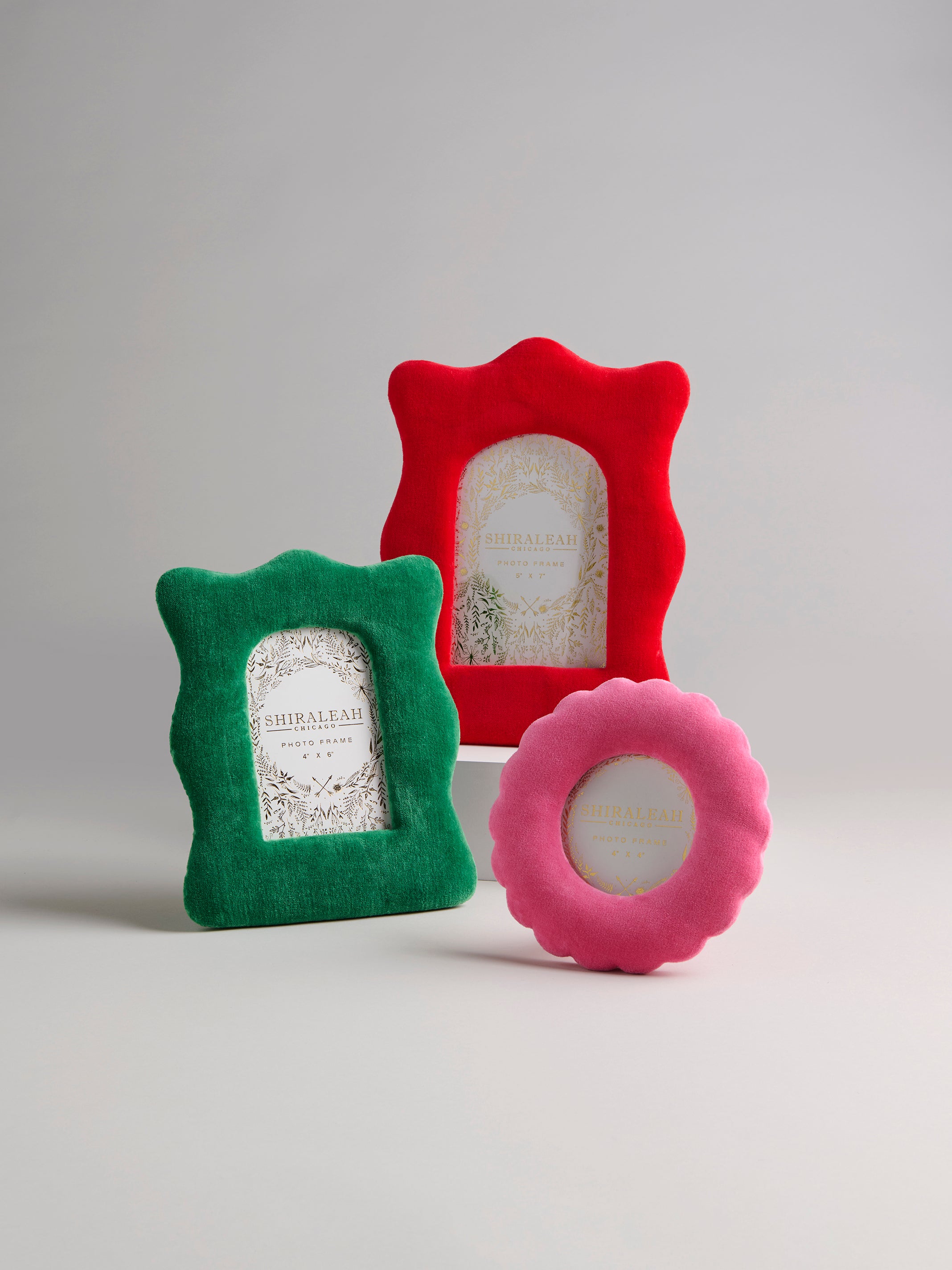 Shiraleah Elle Round 4" x 4" Picture Frame PINK