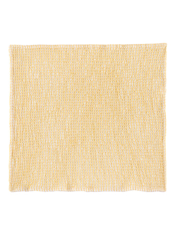 Hazel Waffle Weave Dish Towel, Yellow