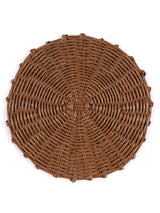Shiraleah Set Of 4 Basket Weave Placemats, Brown