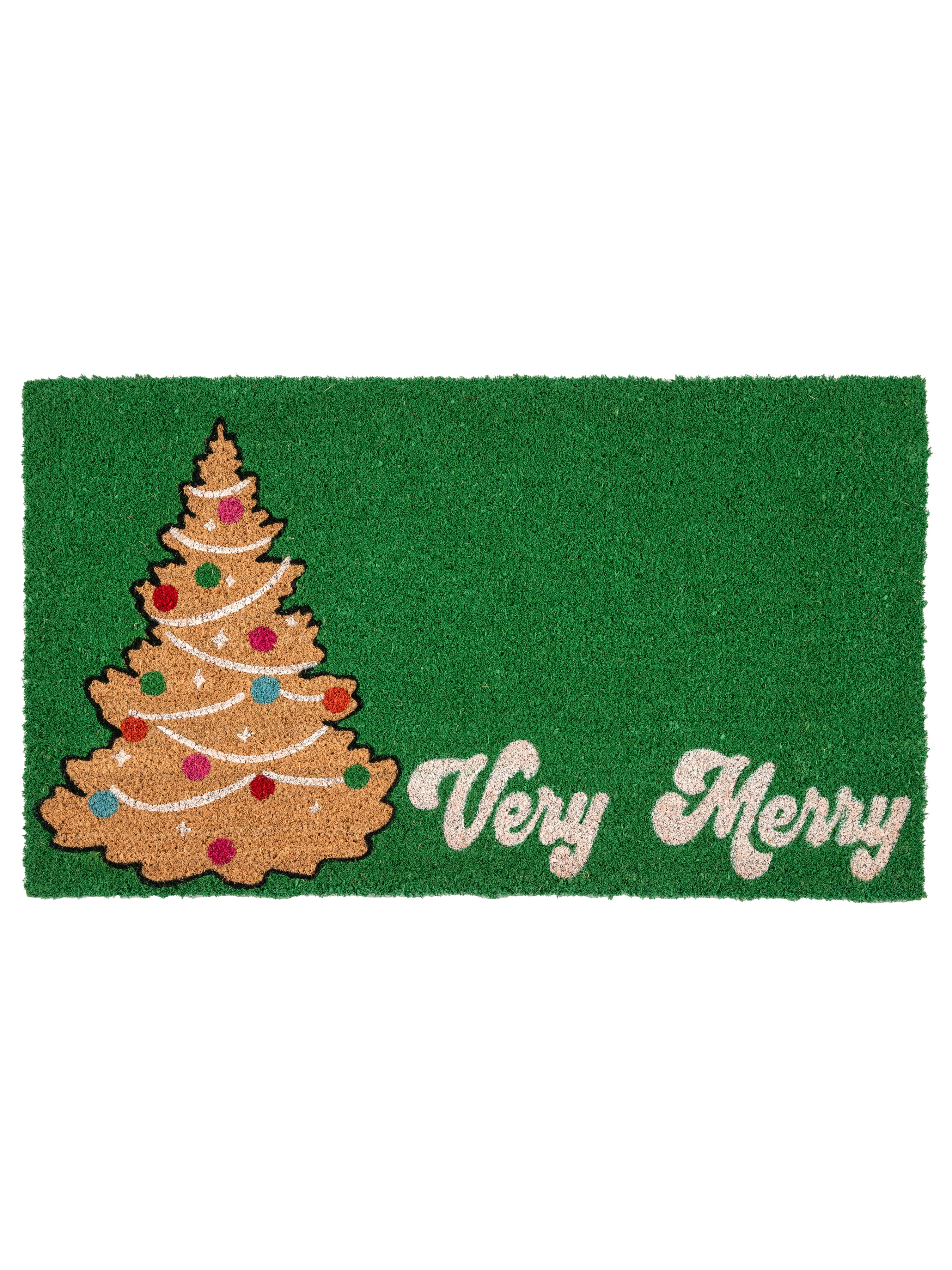 Shiraleah "Very Merry" Doormat, Green