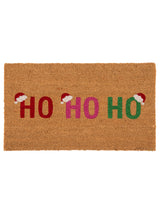 Shiraleah "Ho Ho Ho" Santa Hat Doormat, Multi