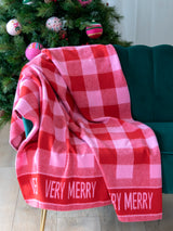 Shiraleah "Very Merry" Throw, Red