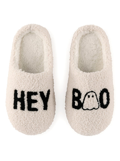 Shiraleah "Hey Boo" Slippers, Ivory IVORY / S/M