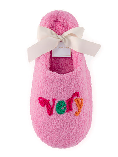 Shiraleah "Very Merry" Slippers, Pink PINK / S/M