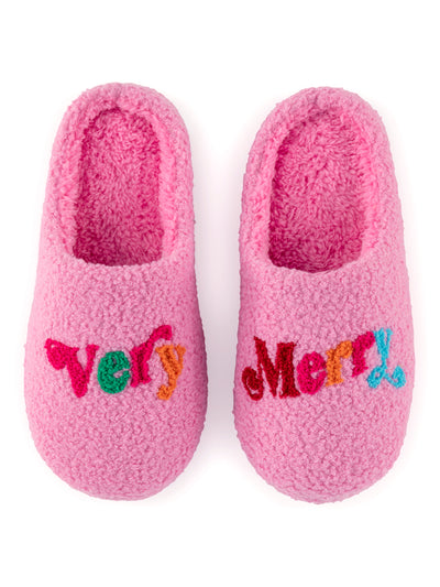 Shiraleah "Very Merry" Slippers, Pink PINK / S/M