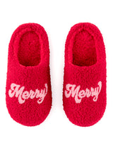 Shiraleah "Merry Merry" Slippers, Red RED / S/M