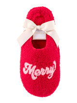 Shiraleah "Merry Merry" Slippers, Red RED / S/M