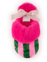 Shiraleah Felicity Stripe Slippers, Pink PINK / S/M