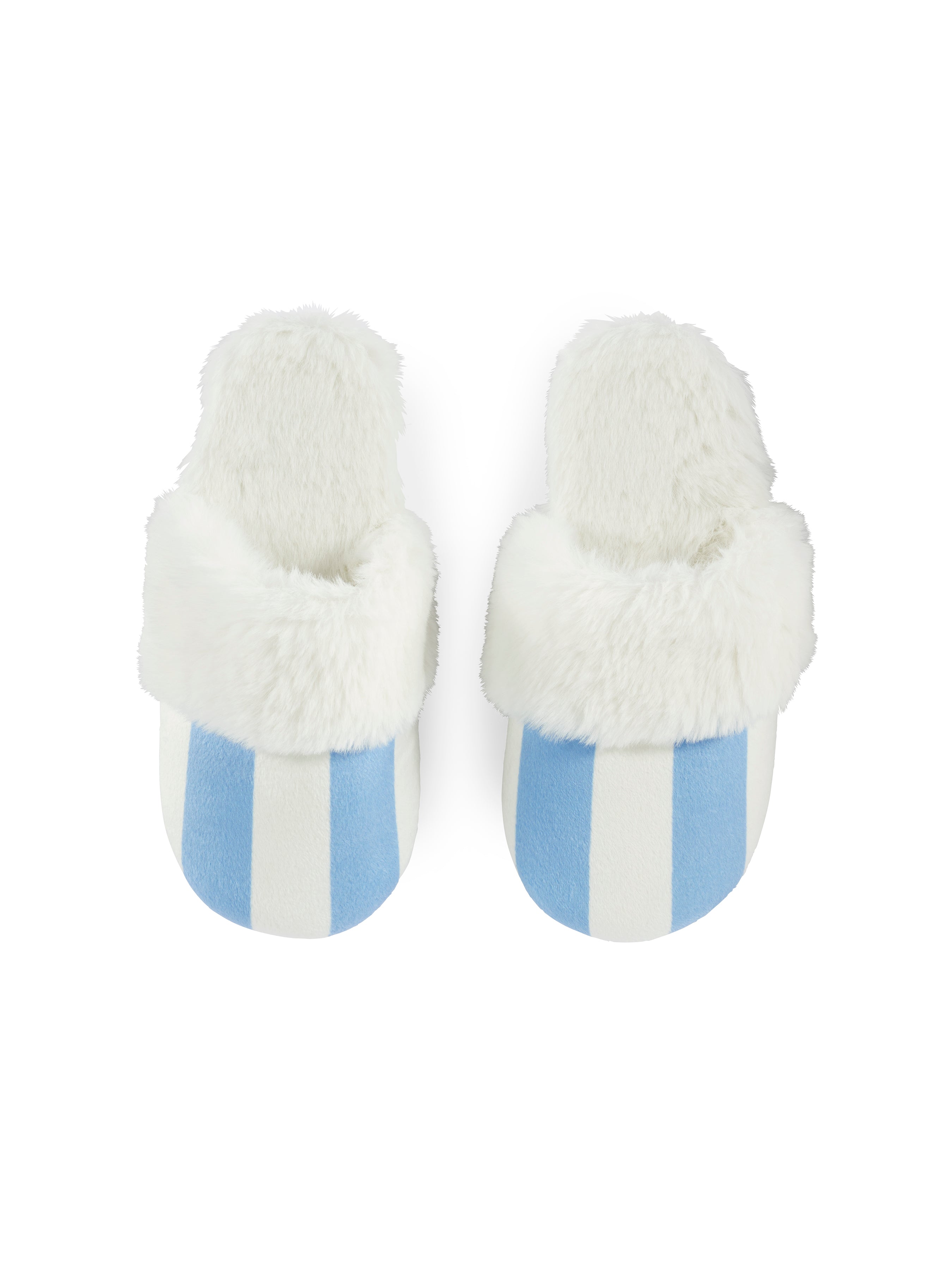 Shiraleah Helena Stripe Slippers, Sky 