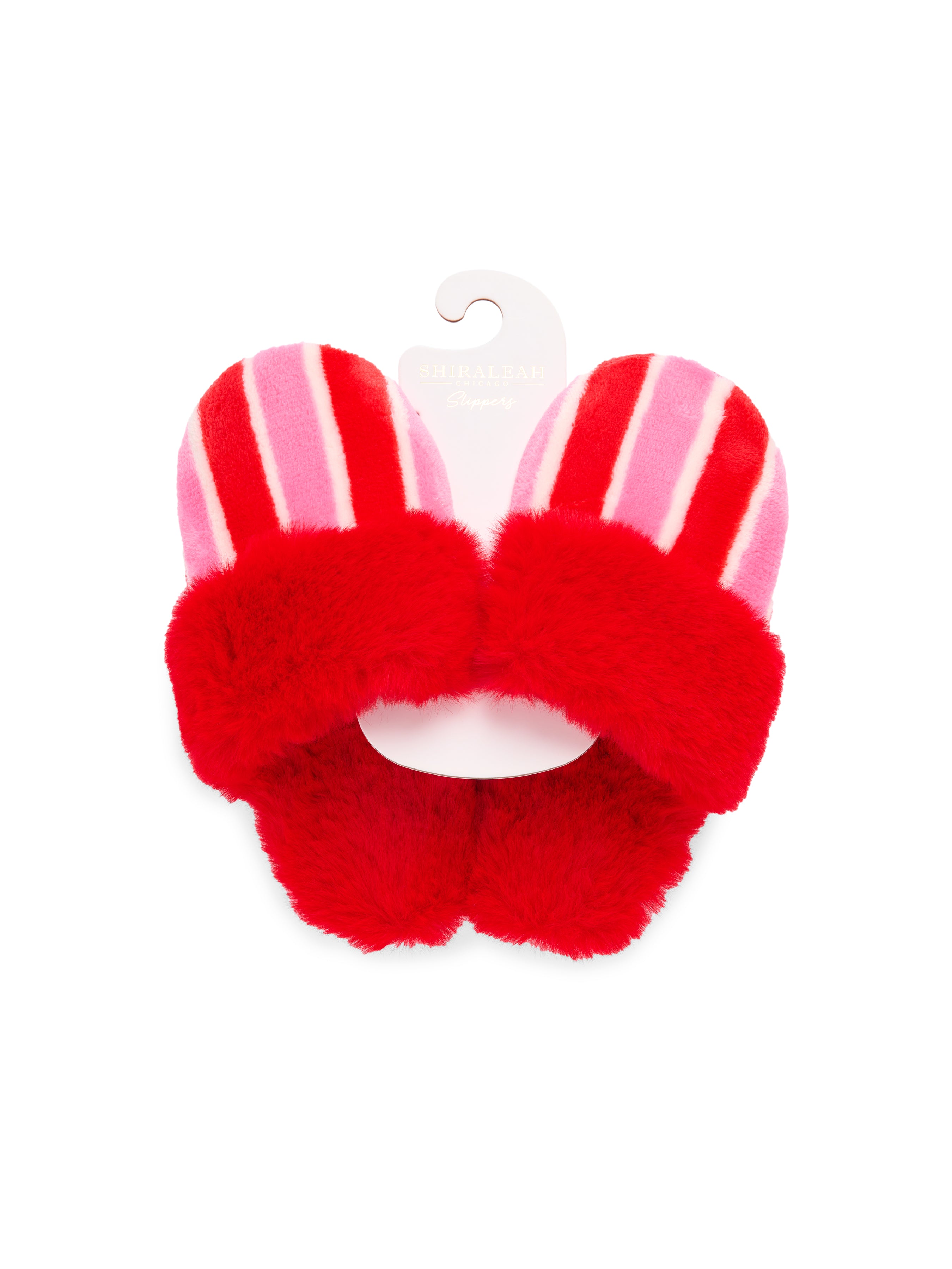 Shiraleah Holly Stripe Slippers RED / S/M