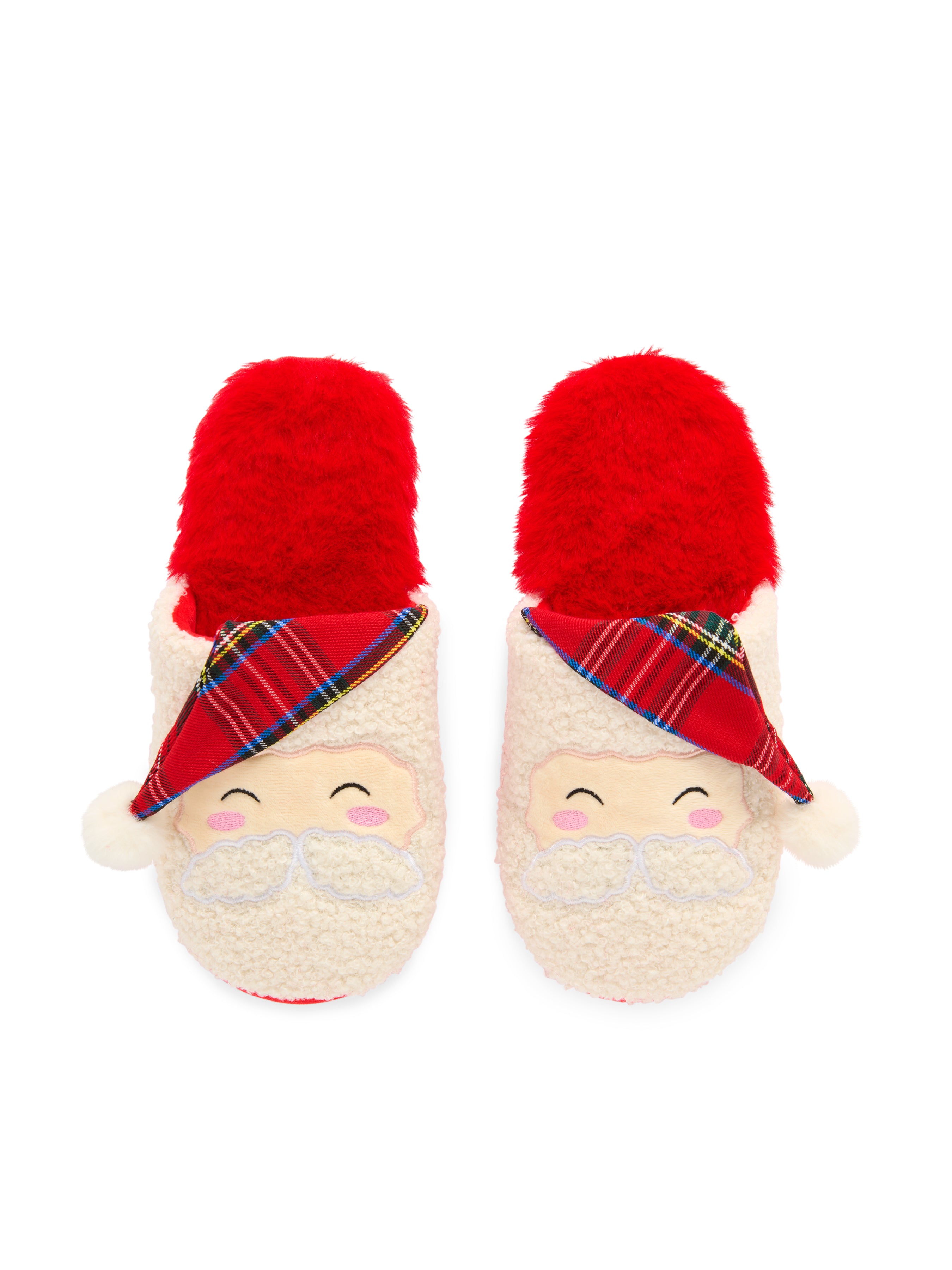 Shiraleah Santa Slippers RED / S/M