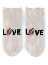 Shiraleah "Love" Home Socks, Ivory