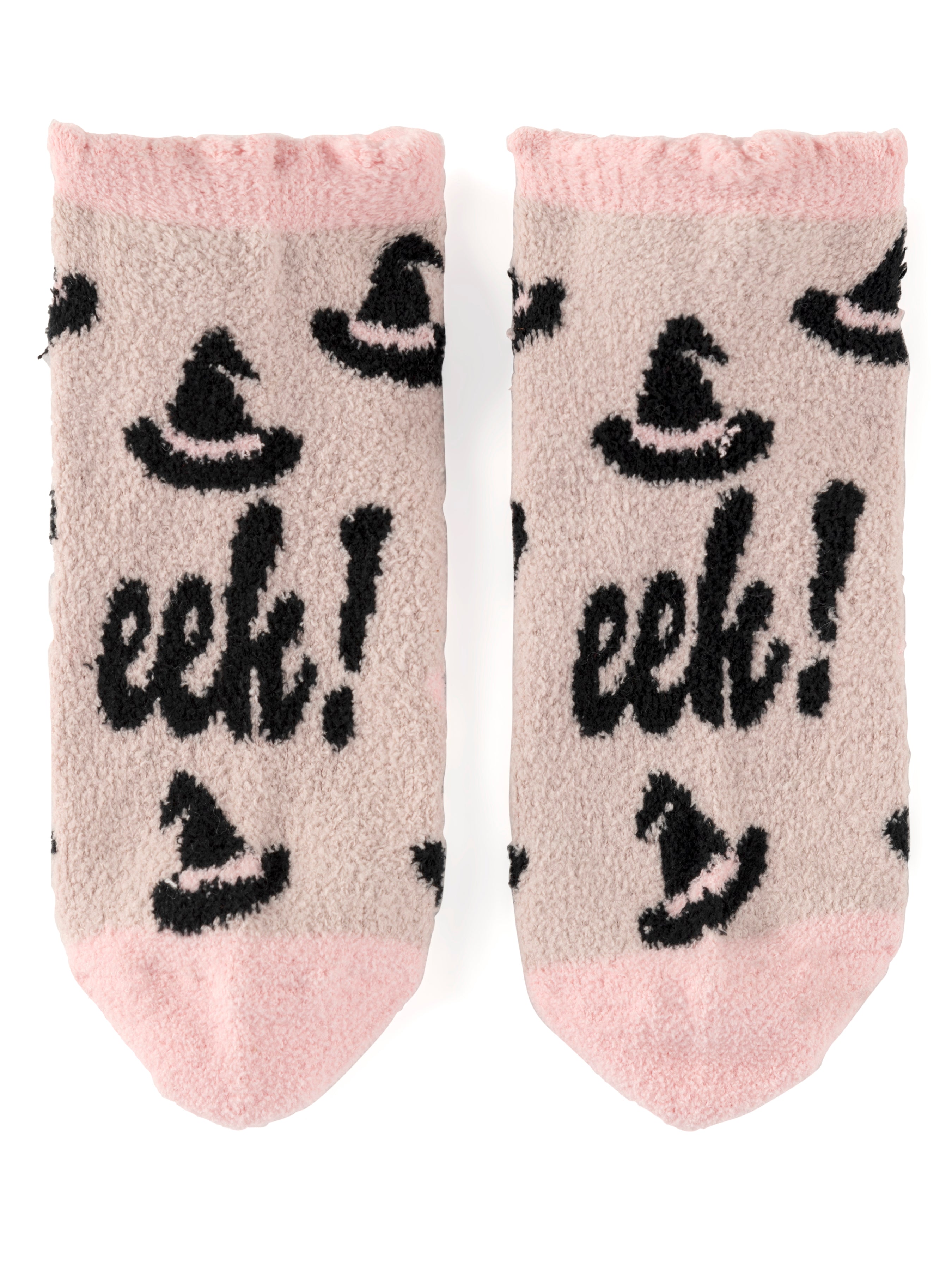 Shiraleah "Eek!" Home Socks, Blush