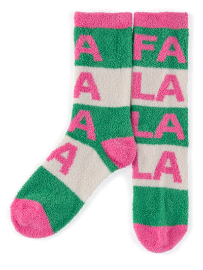 Shiraleah "Fa La La" Socks, Multi