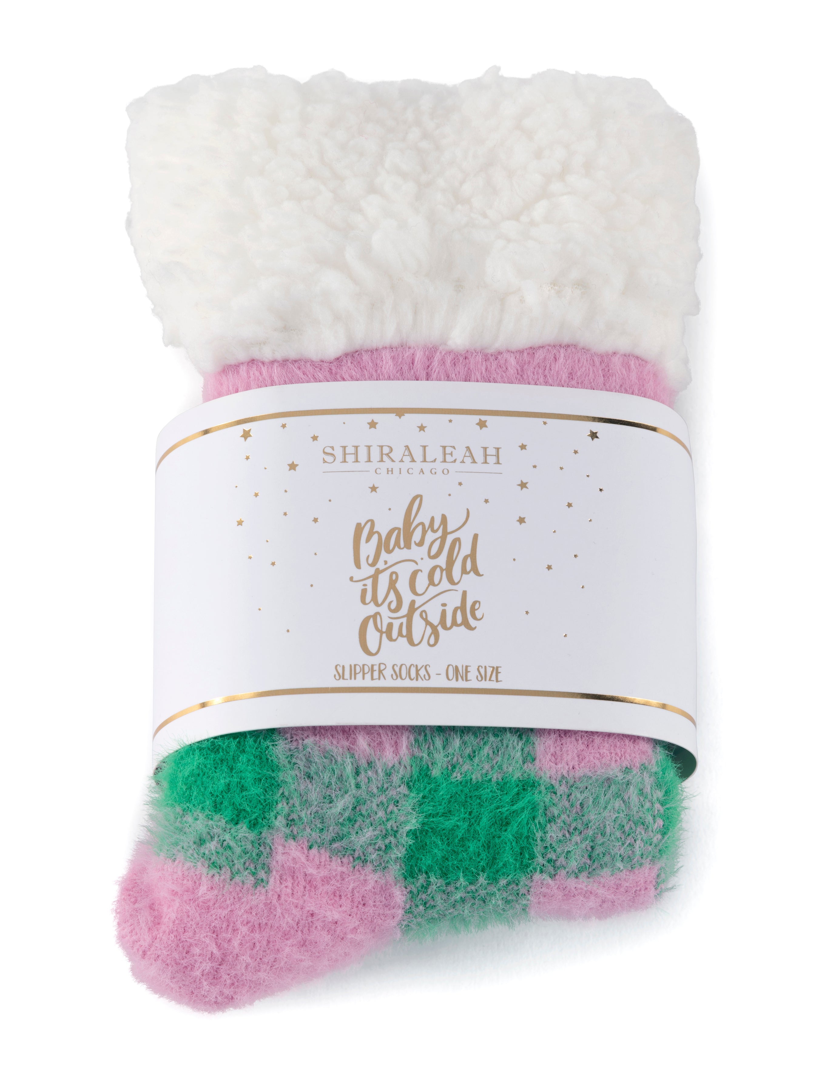 Shiraleah Arwen Slipper Socks, Green