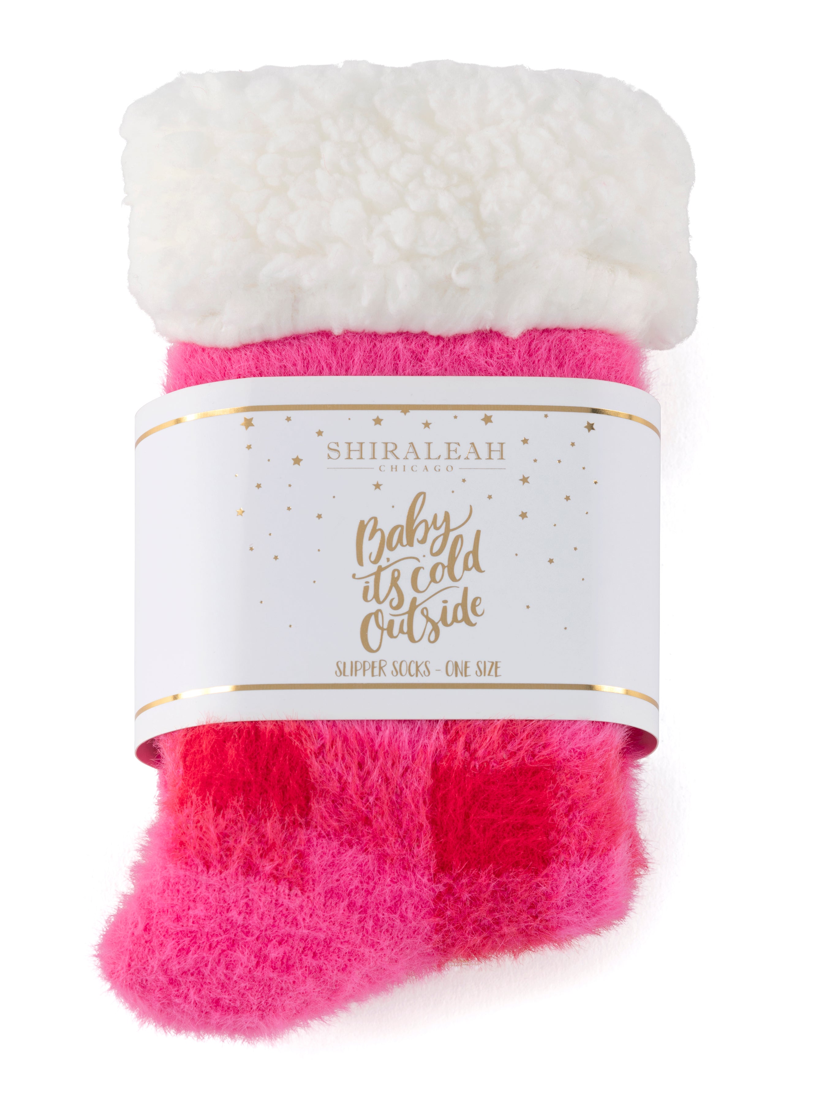 Shiraleah Arwen Slipper Socks, Pink