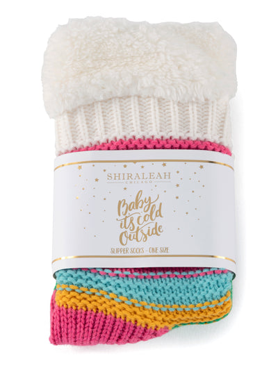 Shiraleah Indis Slipper Socks, Multi