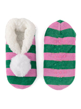 Shiraleah Arya Stripe Slippers, Green