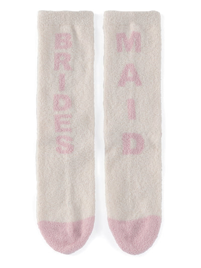 Shiraleah "Brides Maid" Socks, Ivory