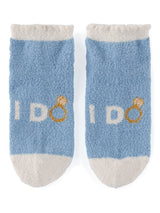 Shiraleah "I Do" Home Socks, Sky