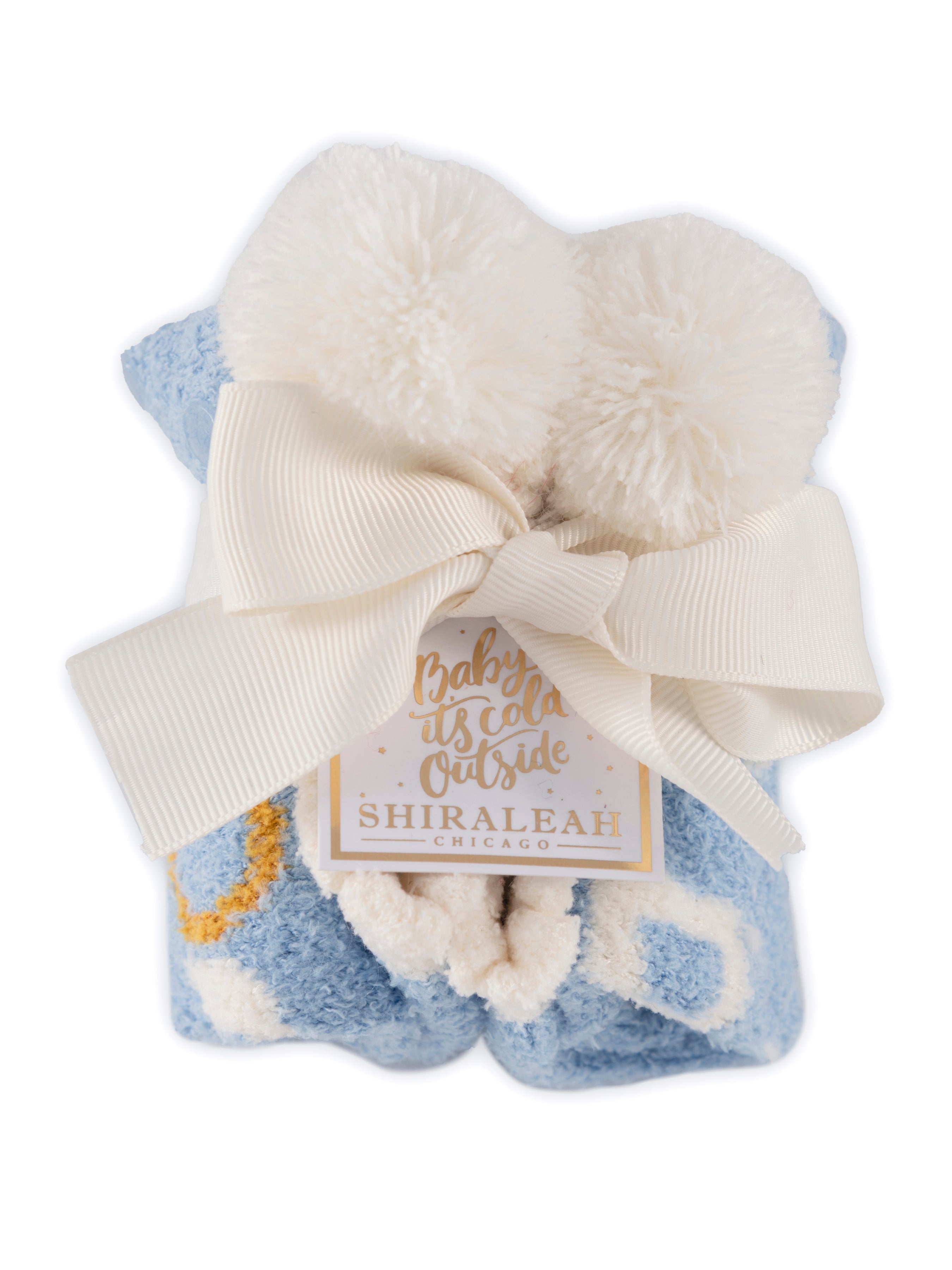 Shiraleah "I Do" Home Socks, Sky