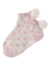 Shiraleah Hearts Home Socks, Blush