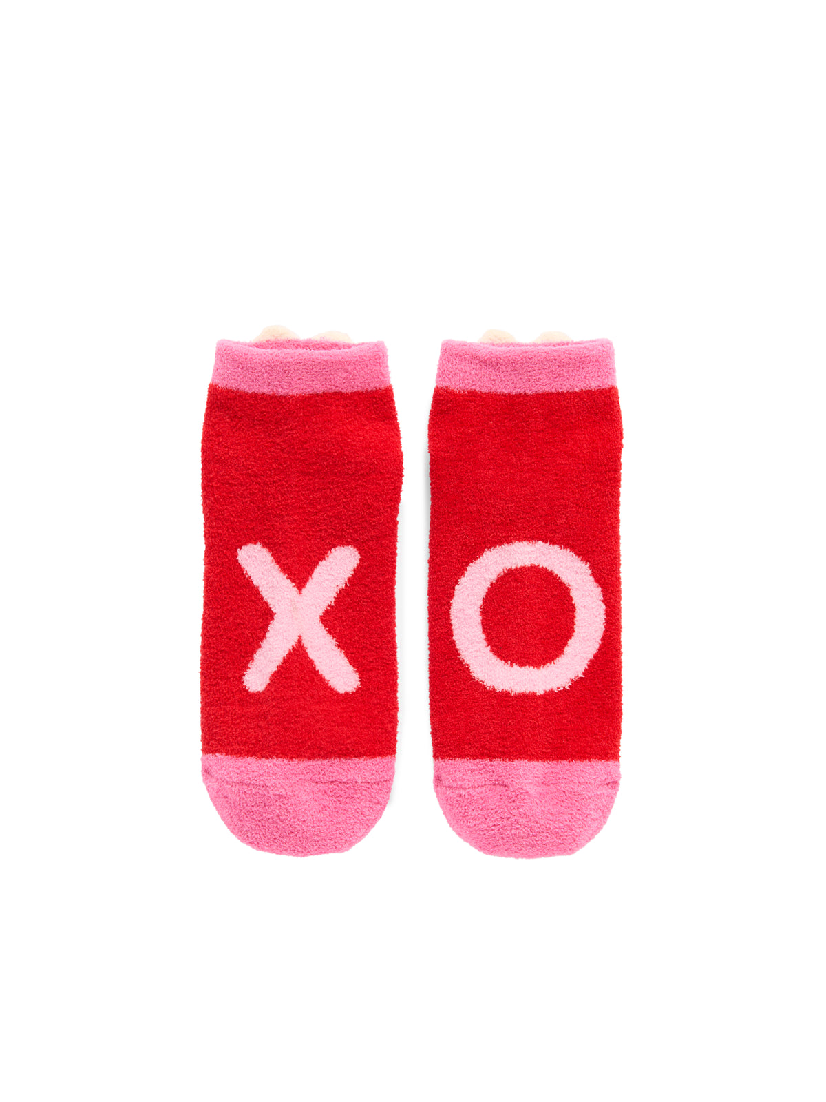 Shiraleah "XO" Home Socks, Red