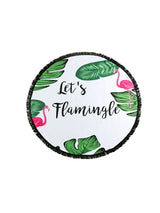 Shiraleah "Let's Flamingle" Round Beach Towel With Bag, Multi - FINAL SALE ONLY