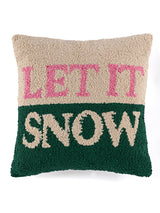 Shiraleah "Let It Snow" Pillow, Multi