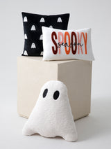 Shiraleah "Spooky Season" Pillow, Ivory