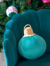 Shiraleah Merry Bauble Medium Pillow, Green