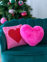 Shiraleah Jovi Heart Pillow, Pink