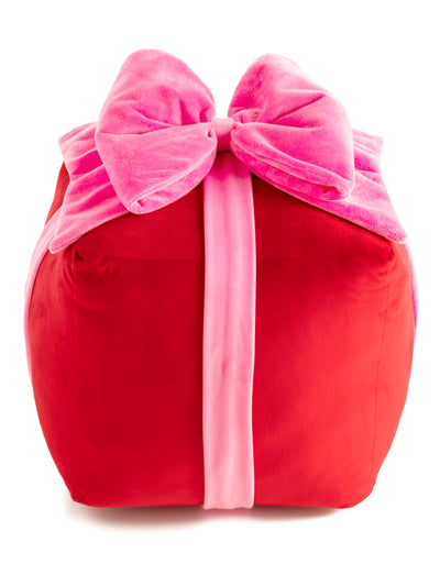 Shiraleah Gift Box Large Pillow, Red