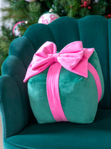 Shiraleah Gift Box Medium Pillow, Green