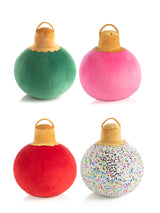 Shiraleah Assorted Set of 4 Merry Bauble Medium Pillows, Multi