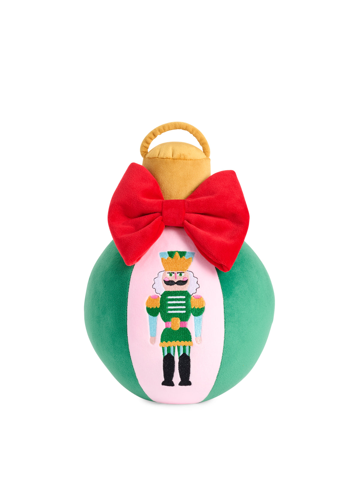 Shiraleah Holiday Small Bauble Pillow GREEN / OS