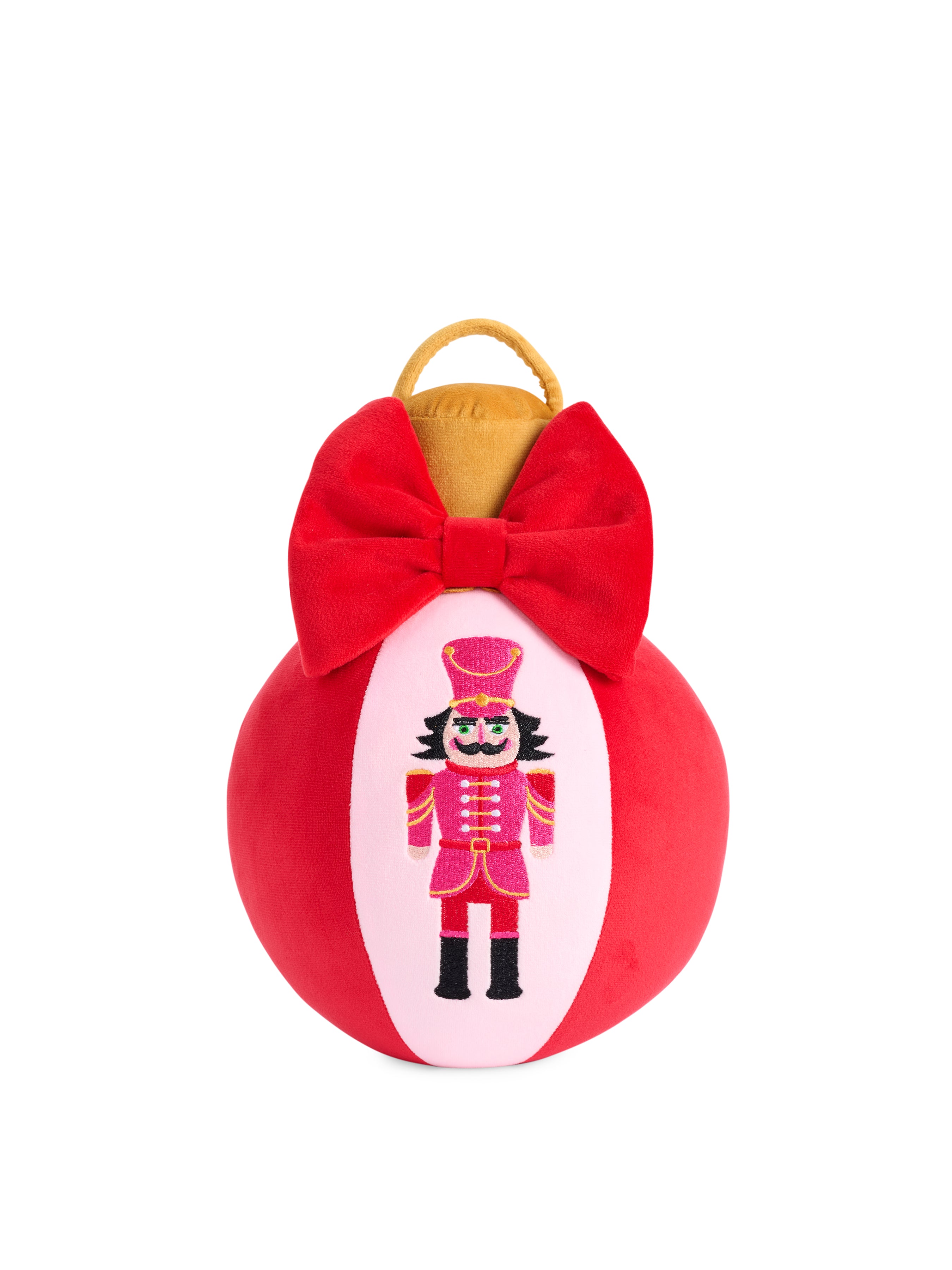 Shiraleah Holiday Small Bauble Pillow RED / OS