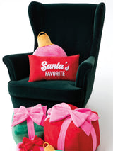 Shiraleah "Santa's Favorite" Pillow, Red